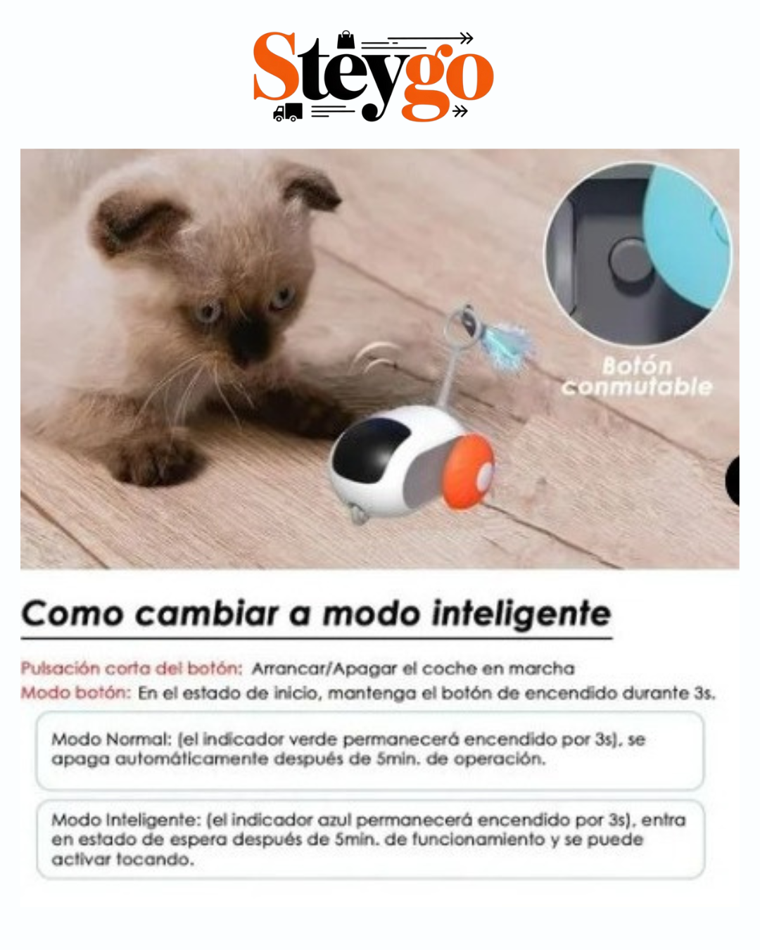CAT-E JUGUETE ELECTRONICO PARA GATOS