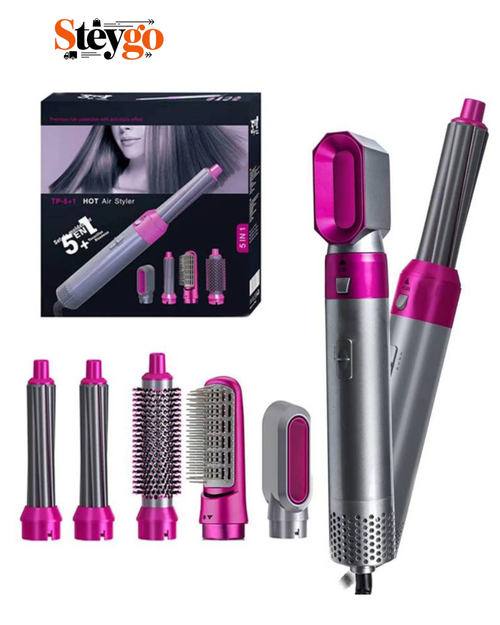 Peine 5 en 1 secador de pelo multifuncional